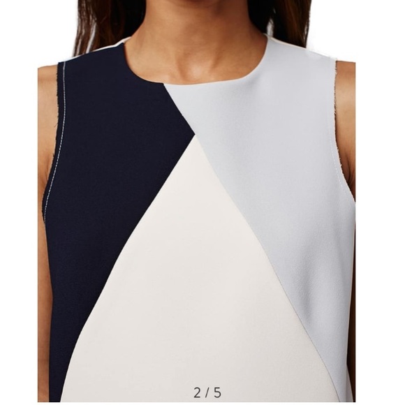 🥂TOPSHOP🥂COLOR-BLOCK SHEATH DRESSING🥂 - Picture 2 of 8
